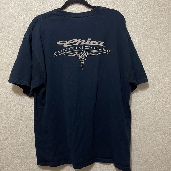 Chica Custom Cycles Black Men’s Tee Shirt. Very Good Condition. Size XL. - Picture 4 of 6